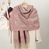 New Shawl Warm Winter Scarf Hijab Women Print Paisley Cashmere Pashmina Thick Wrap Head Neck Foulard Luxury  Blanket Echarpe