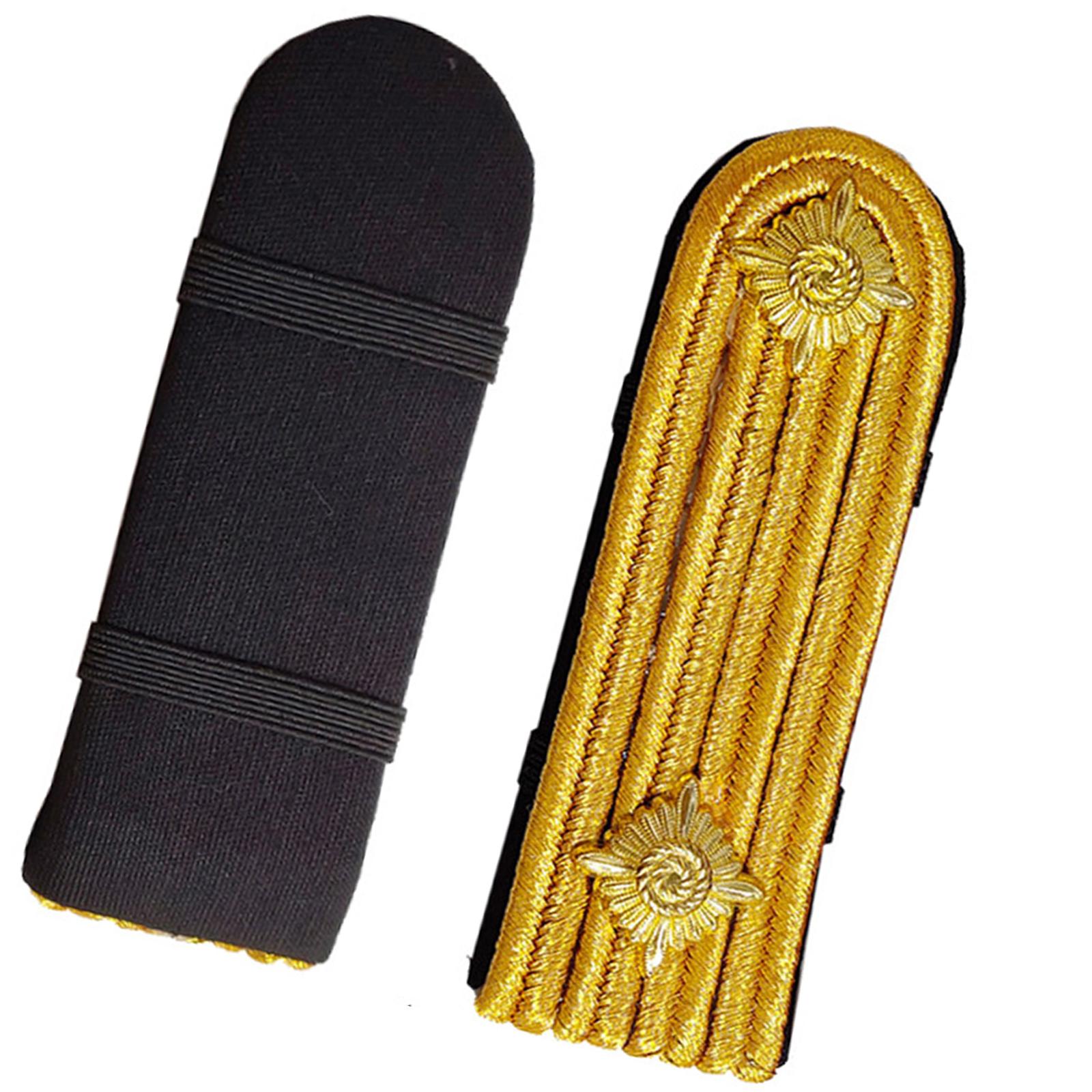 

Погоны на плечи золотые аксессуары для униформы охраны капитан профессиональный охранник погоны капитан T1