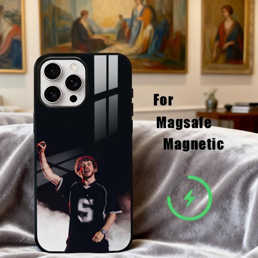 SINGER J-Jack H-Harlow-W Phone Case For iPhone17,16,15,14,13,12,11 Plus,Pro Max Magnetic For Magsafe Wireless Charging