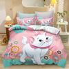Catoon Duvet Cover Set M-Marie CatS Bedding Set Kids Boy Girl Bedroom Decoration 2/3piece set Single/Double/Queen Large Size