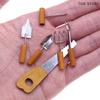 6PCS 1:12 Simulation Gardening Multi Tool Miniature Dollhouse Kids Cleaning Toys Mini Farming Tools Set