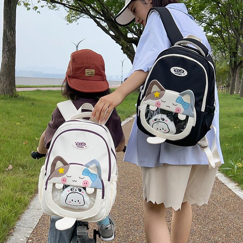 Children's Schoolbag, Primary School Students and Girls Are Cute and High-value Cats, Kindergarten Small Backpacks, Fashionable Backpacks.