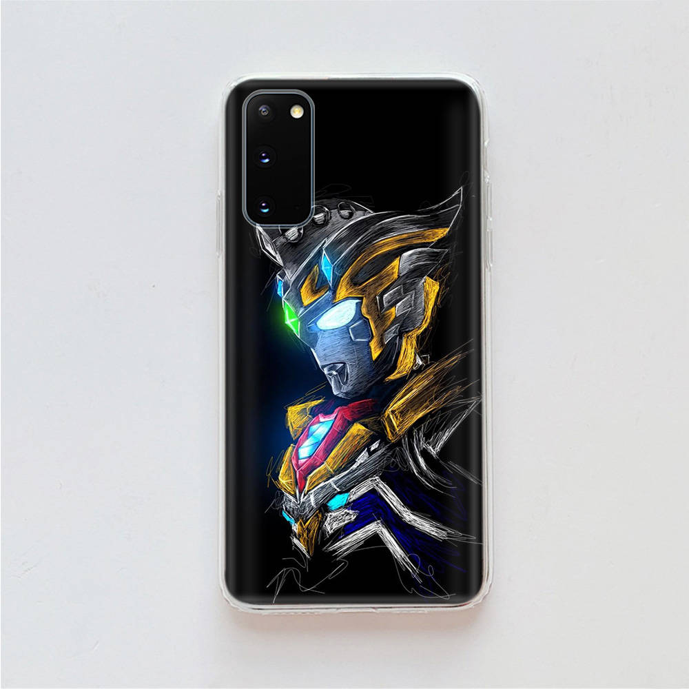 AD91 Ultraman Clear Case for Samsung A04 A14 A23 A34 A54 M23 M33 M52 M53 Realme 10 9 C30S C35 C55 VIVO Y02 Y21 Y33S Y51 X80 V25 Cover