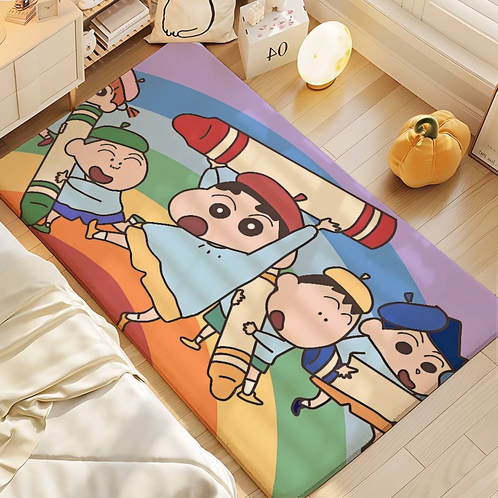 C-crayons-S-Shins-Chan CUTE Entry Door Floor Mat Festive Decorations Carpet Bathroom Anti-slip Mat Entrance Doormat