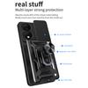 For Honor X7b 4G/90 Smart Case PC+TPU Rugged Shockproof Phone Cover with Slide Lens Window