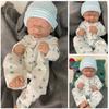14 Inch/35cm Crying Reborn Baby Doll Soft Silicone Vinyl Realistic Newborn Girl Toy Gift for Kids