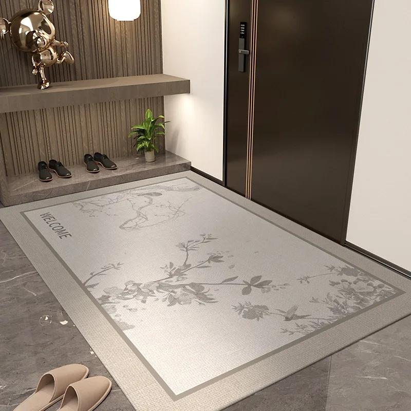 Entrance Door Mat Rectangular Doormat Hall Living Room Carpet Modern Rug Home Decoration Non-slip Floor Mats