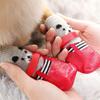 Dog Socks Shoes Boots Outdoor Anti-Slip Waterproof Puppy Pet Paw Protector Traction Control for Hardwood with Adjustable Straps