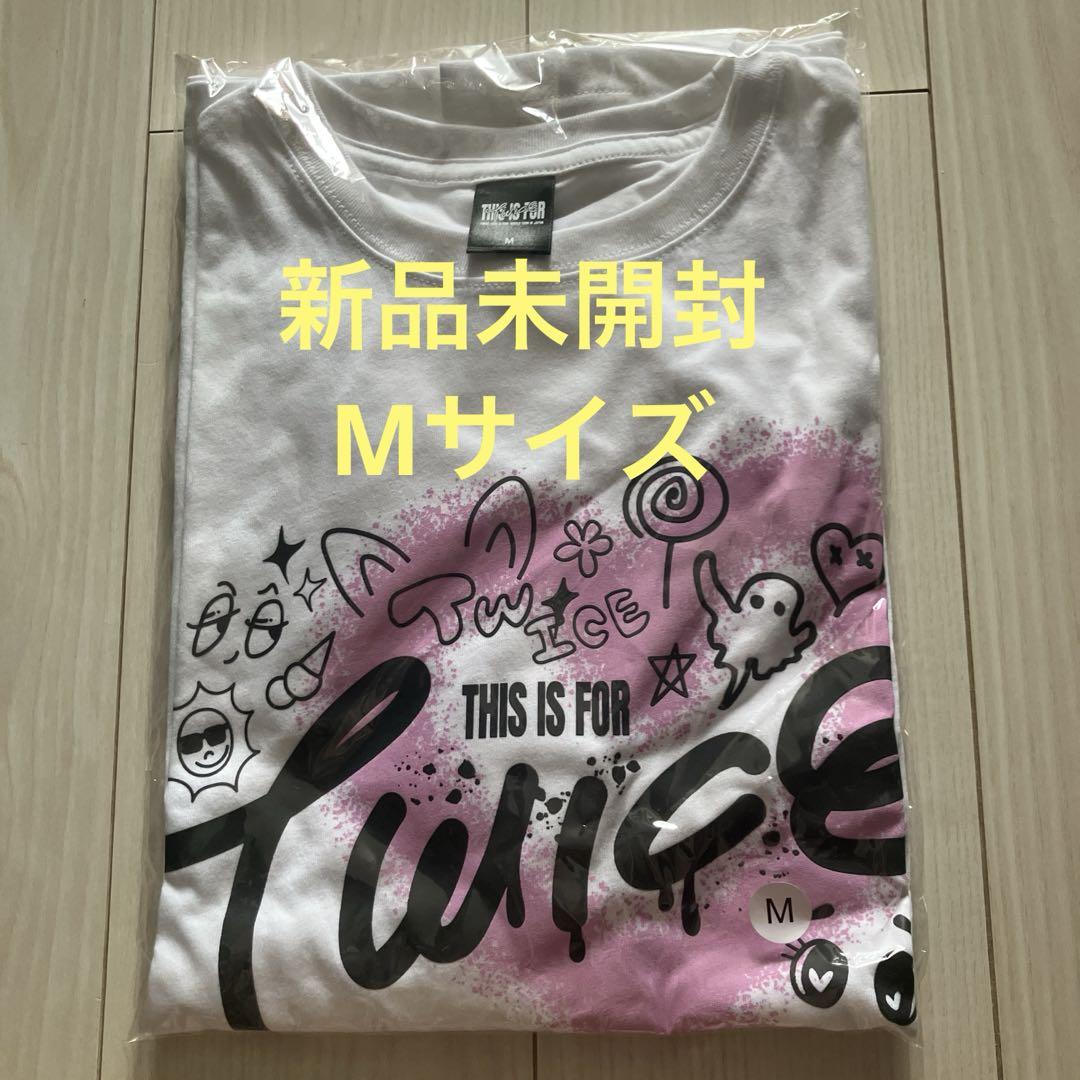 

[USED] TWICE This is for T-shirt, Size M, White