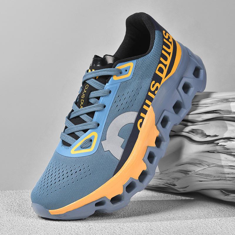 

22 new spring and autumn casual sports shoes simple, light commuting comfortable running shoes 45 темно-синього кольору