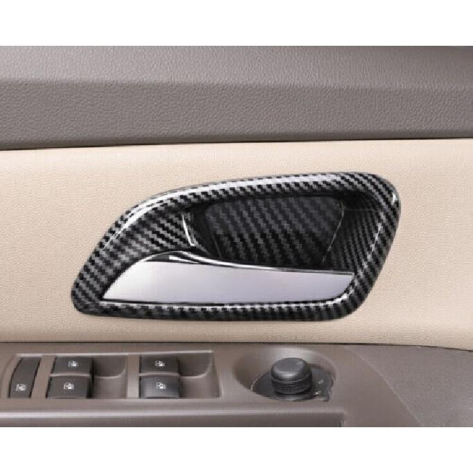 For Chevrolet Cruze 2010-2016 Cover Trim Carbon Fiber Inner Door Handle Bowl Cup