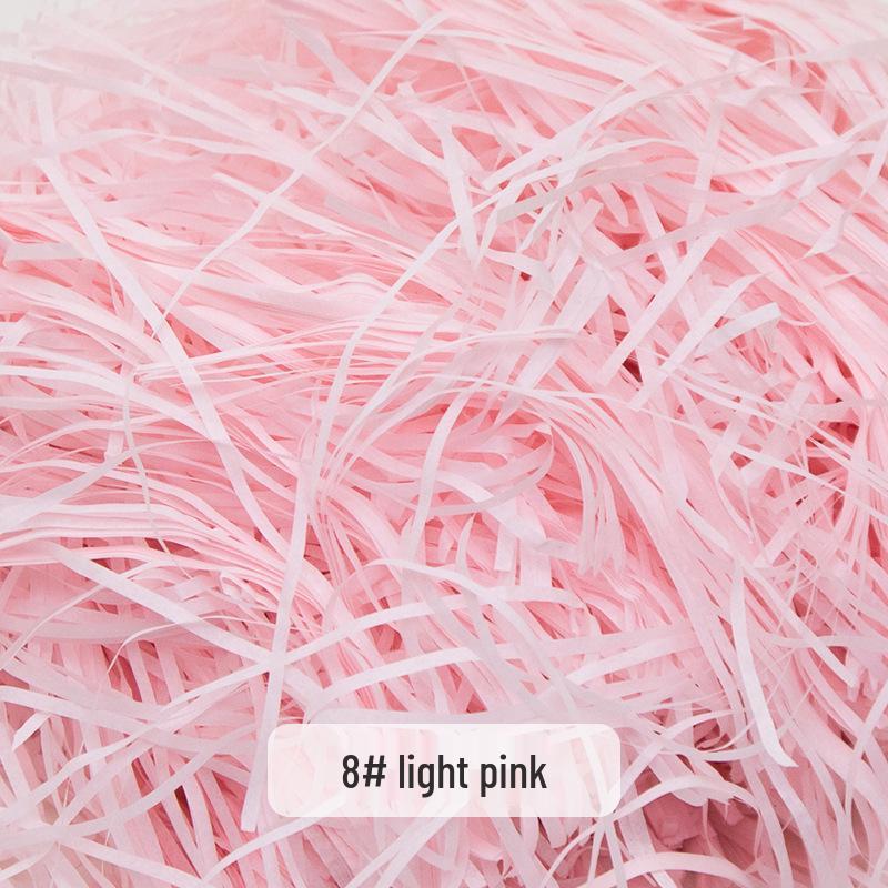 Raffia Grass Filler: Shredded Silk Paper for Candy Box Souvenirs