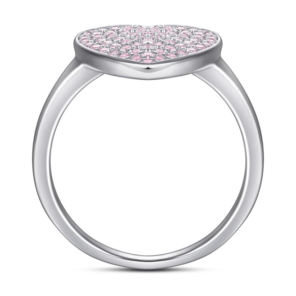 Lindon Classic 925 Sterling Silver  Zircon Ring Ladies Jewelry Wedding Promise Party Gift