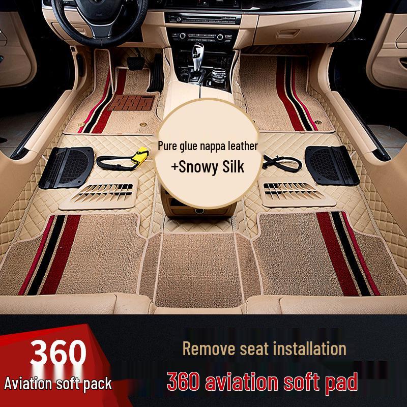Compatible with Kaiyi Showjet Pro: 360° Aviation Soft Package Floor Mats, Easy Seat Installation & Disassembly
