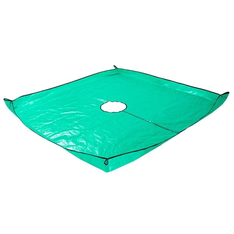 Pflanzenabdeckplane für den Außenbereich, Laubauffangmatte, leicht zu reinigen, Gartendecke, Astschnitt-Reinigungsmatte, faltbare Gartentarp