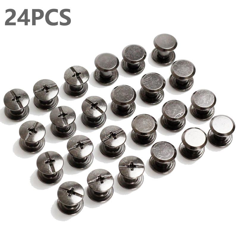Σετ Βιδών Chicago 5x6mm Κλιπ Προσάρτησης Ζώνης Θηλκιές Βιδωτό Μπουλόνι και Παξιμάδι Για DIY Θήκη Kydex