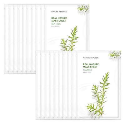 10+10 Real Nature Essence Mask Pack Tea Tree