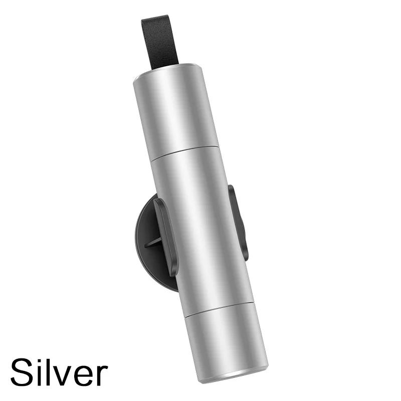 

STONEGO Car Window Glass Breaker Seat Belt Cutter Safety Hammer Life-Saving Escape Hammer Cutting Knife серебряный