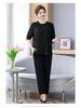 Plus Size Loose Spring/Autumn T-Shirt for Middle-Aged and Elderly Women – Belly-Covering Top for Moms (up to 220 lbs)