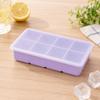 Silicone Ice Cube Maker 6/8 Grids Square Ice Mold Food Grade Large  Ice Cube Tray  Drinking Tool