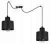 MODERN CEILING HANGING LAMP BLACK LED LAMP