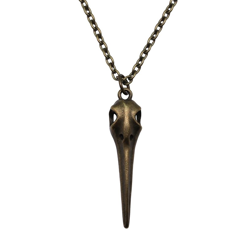 Eagles Gothic Pendant Necklace Gothic Steampunk Halloween Jewelry 45cm or 70cm Long Chain