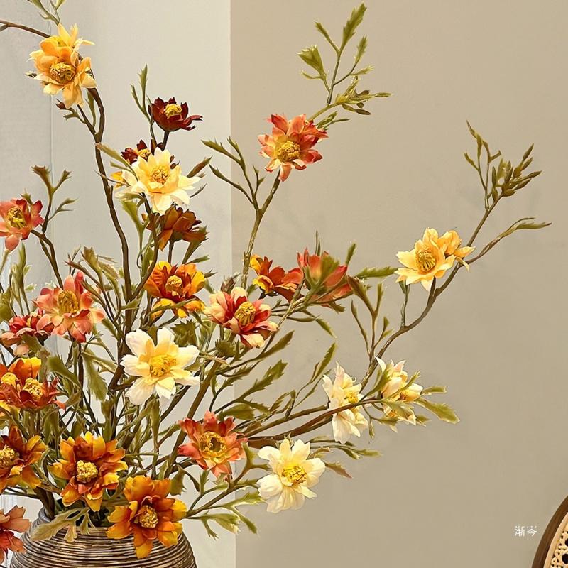 

Wild Chrysanthemums Living Room Decorations Fake Flower Arrangements, Bouquets For Family Members Home Wedding Photography