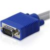 VGA Splitter Cable for Computer Monitor Screen Display Wire Extend Adapter Male to Female Video Synchronization Cord Converter