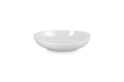 Flora Dish 22 Cm White Lustre, Heat and Cold Resistant, Microwave and Oven Safe, Oven Dish, Heat-Resistant Dish [Official Japanese Retailer