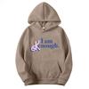 Barbie Movie Inspired I Am Kenough Printed Hoodie Men Loose Fit Casual Sport Sweatshirt Fall