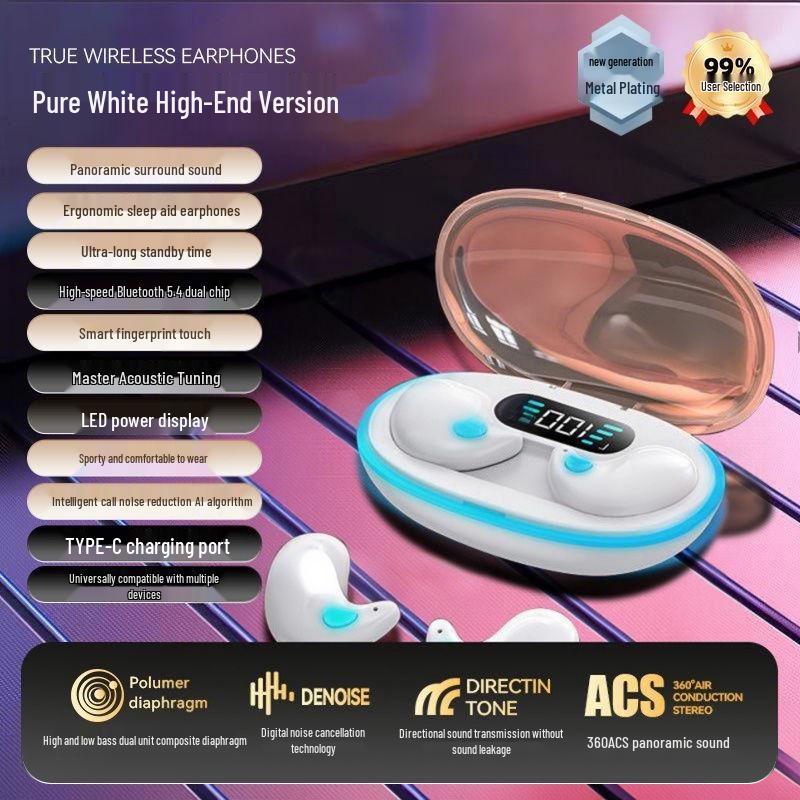 2025 Premium Bluetooth True Wireless In-Ear Headphones, Long Battery Life, Ideal for Running, Unisex Design