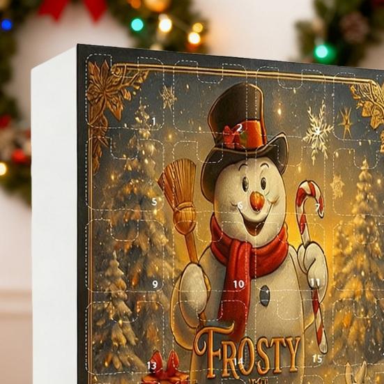 Frosty the Snowman Advent Calendar 2025 24 Days of Surprises DIY Modeling Clay Craft Gift Seasonal Advent Calendar