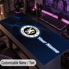Custom Text Big Mousepad, Extended Desk Pad For Laptop Work GameChelsea FC