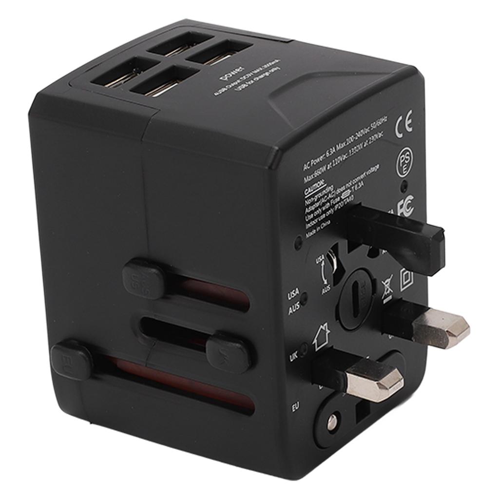Universal Travel Adapter Multifunction USB Power Converter International Power Adapter EU UK AU US J