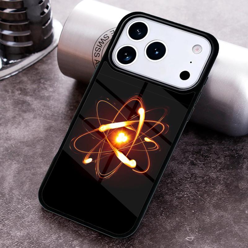 Atom Chemistry Pattern Phone Case For iPhone 17 16 15 14 13 12 11 Pro Max Plus 17Air Soft Silicone Cover