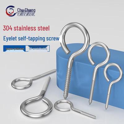 ChuChang 304 Stainless Steel Closed-Loop Eye Hook Self-Tapping Screw