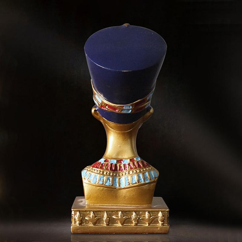 Egyptská královna Ornament Pryskyřice Retro Umění a řemesla Stolní dekorace do obývacího pokoje Dárek Afrika Suvenýr