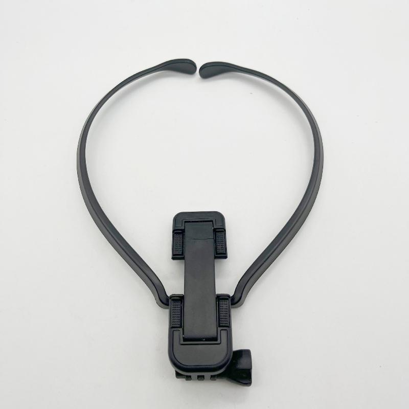 Widened Neck Mount For Phone Action Camera Lightweight Abs Build Perfect For Vlogging Hiking Cycling