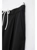 Pure Color Women High Waist Black Pants Solid Elastic Waist Wide Leg Pant Woman Fashion Lace Up Casual Loose Pants Streetwear