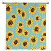 Sunflower Sheer Curtains for Living Room Decoration Window Curtains for Kitchen Tulle Voile Organza Curtains