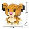 Disney Anime Princess Building Blocks Stitch Mickey Mouse mini Action toy Figures Blocks Toys Bricks Assemble Toys Kids Gifts
