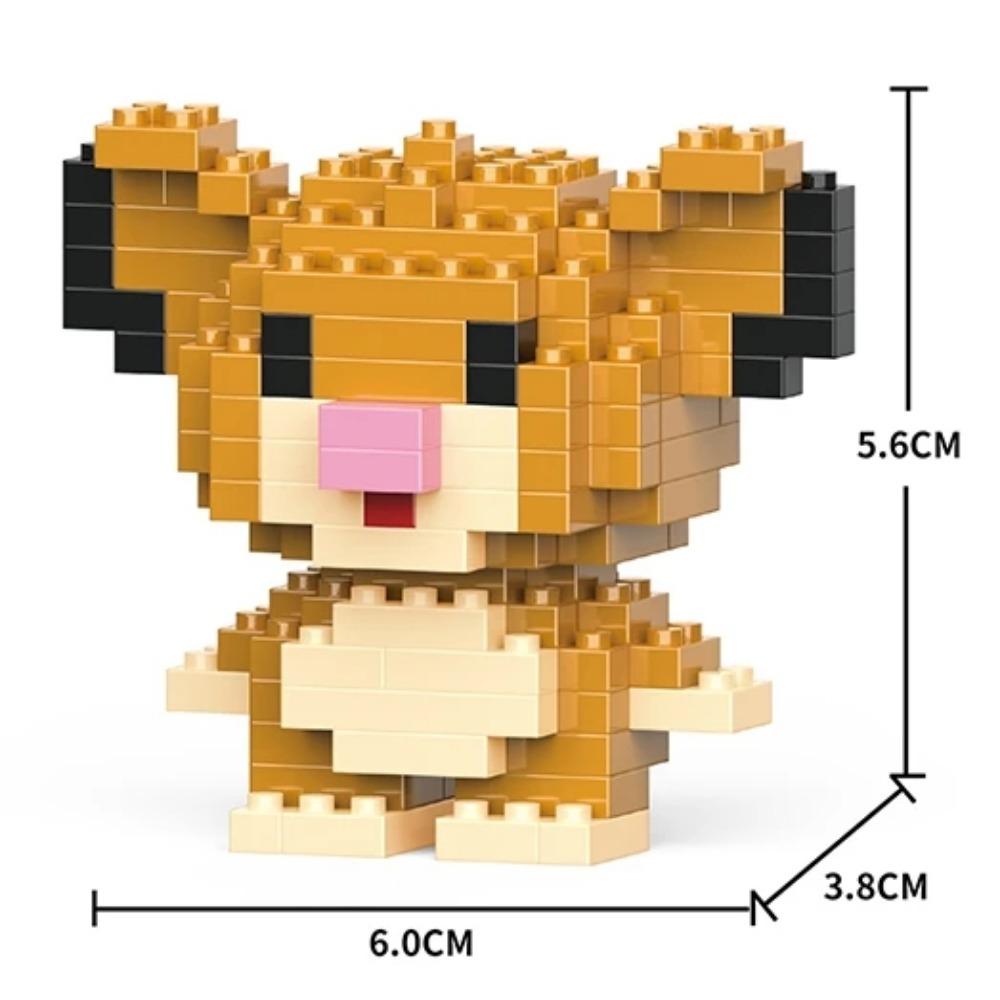 Disney Anime Princess Building Blocks Stitch Mickey Mouse mini Action toy Figures Blocks Toys Bricks Assemble Toys Kids Gifts
