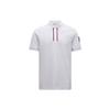 SS23 Unifarbene Polohemden mit Logo-Stickerei Herren Polohemden Weiß I10918A00003899UR002