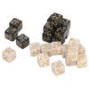 24 Pieces Dice Counters Acrylic Marble Creature Stats Clear Number Compatible Card Gaming Dice Counters