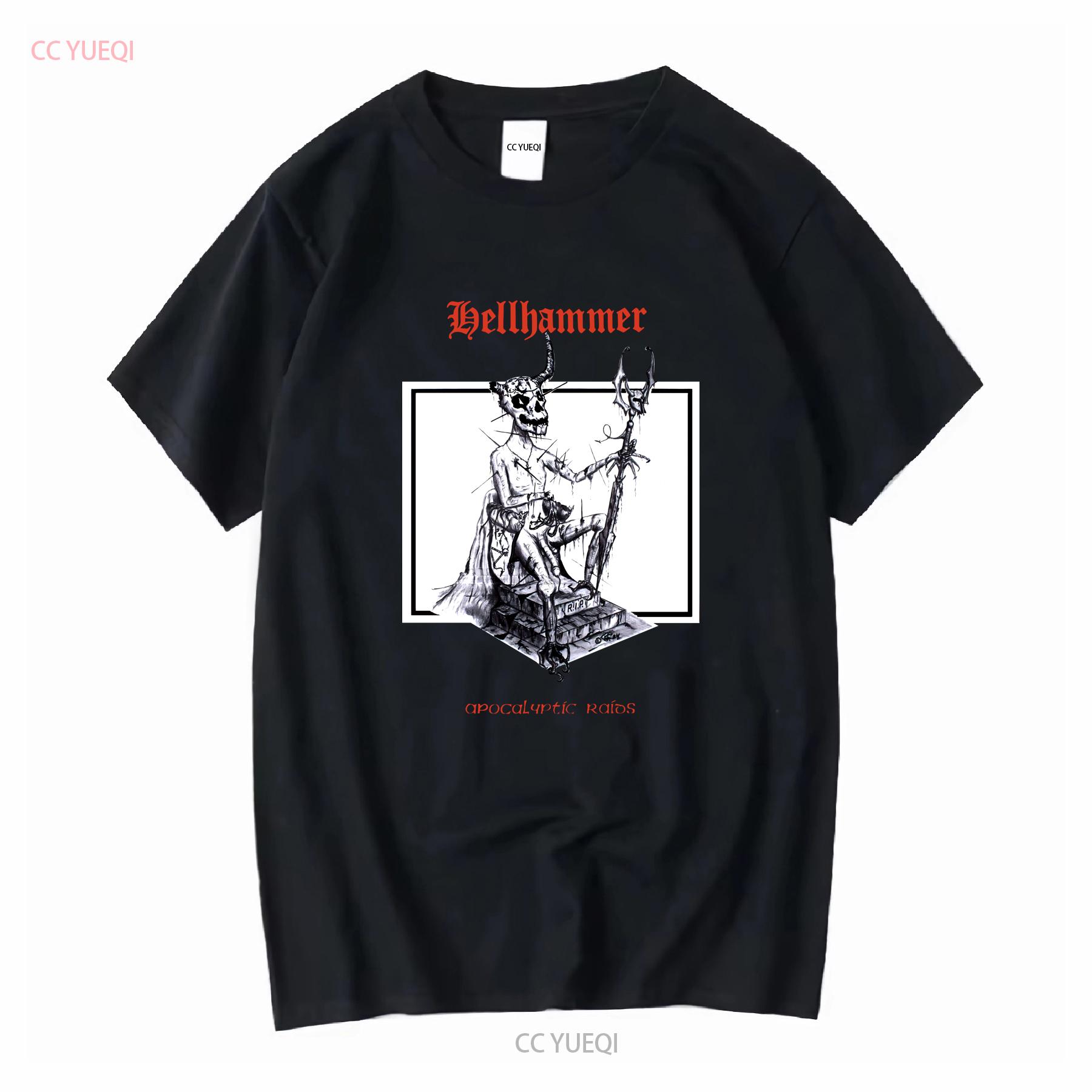 

Hellhammer Heavy Metal Band Music Rock Accessories T Shirt Novelty Pure vintage Washed Stretched Stylish Breathable 4XL