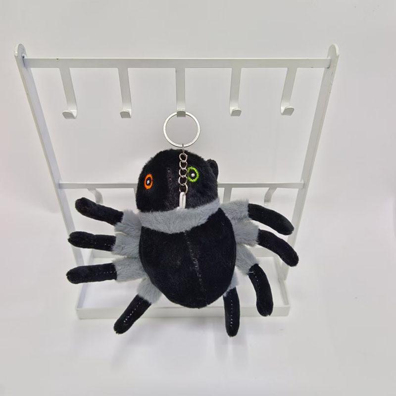 Spider Adorable Cartoon Plush Keychain Soft Toy For Bags And Decor Halloween