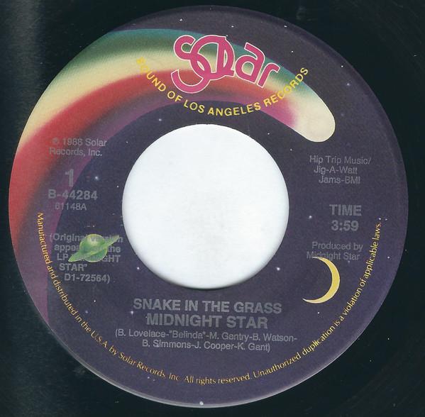 

7inch Record MIDNIGHT STAR - Snake In The Grass B44284 Solar 1988 US Soul/Funk Used