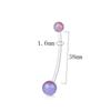 Body Piercing Jewelry 38mm Long Pole Pregnant Women Are Not Allergic To Navel 5 -Piece Set 