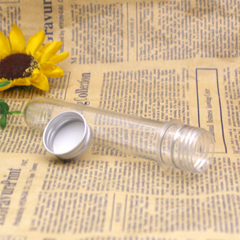 Plastikowe probówki Przezroczyste i przezroczyste pojemniki do przechowywania cukierków z zakrętkami 40 ml 10 sztuk