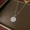 Women's Cross-Border Fashion Necklace with Colorful Zirconia Heart and Titanium Steel Clavicle Chain